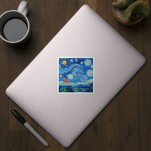 4th Of July Starry Night by The WYLD Tribe